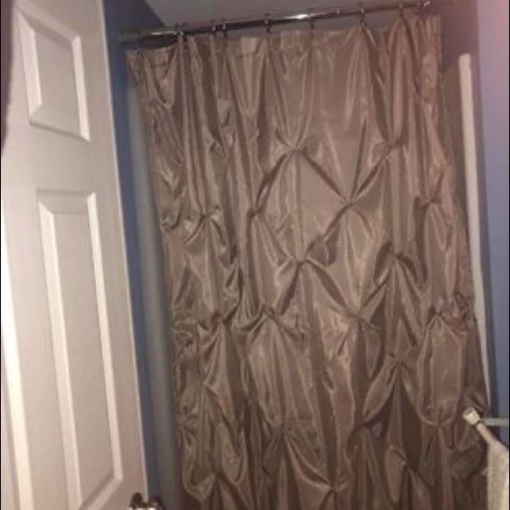 Shower stall curtain